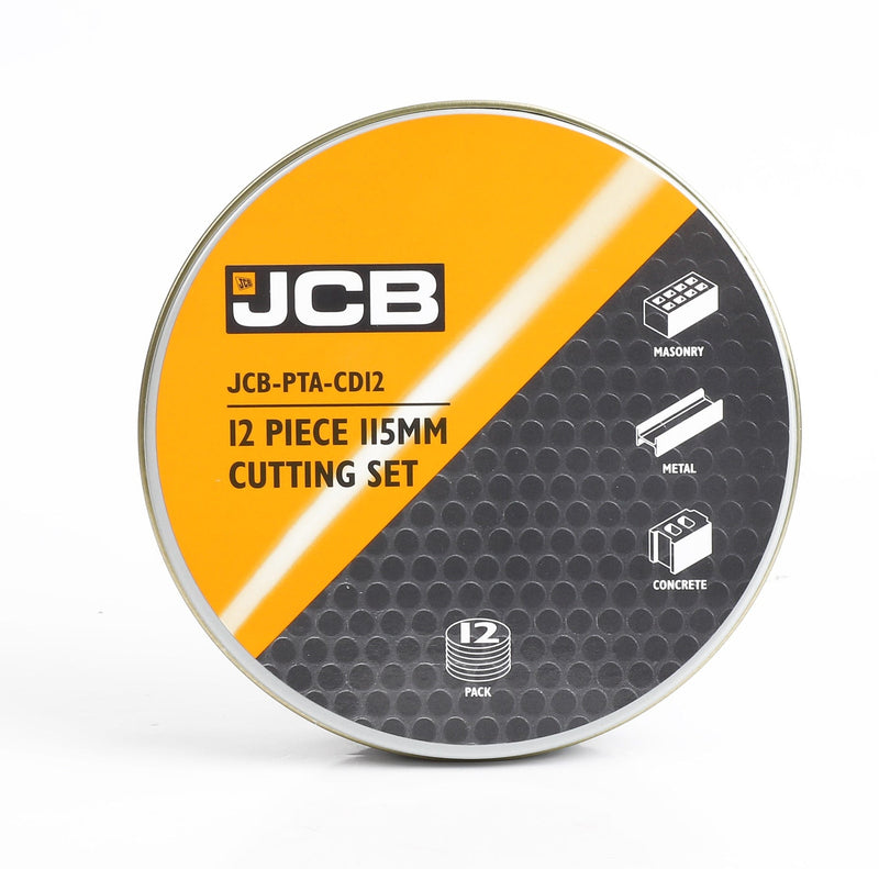 JCB Power Tool Accessories JCB 12pc 115mm Cutting Disc JCB-PTA-CD12 - Buy Direct from Spare and Square