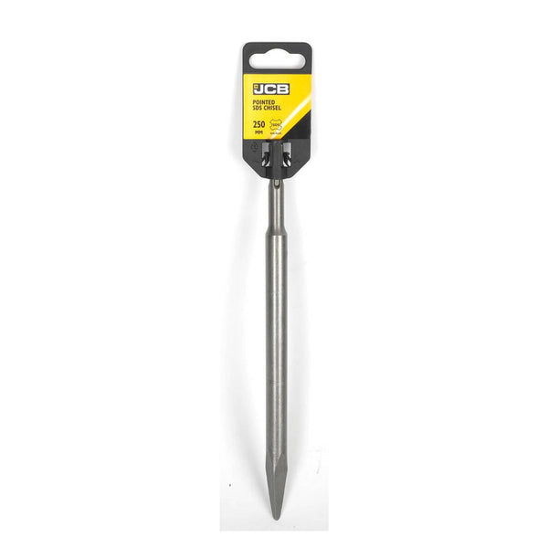 JCB Power Tool Accessories JCB 250mm SDS Pointed Chisel 5055803335212 - Buy Direct from Spare and Square