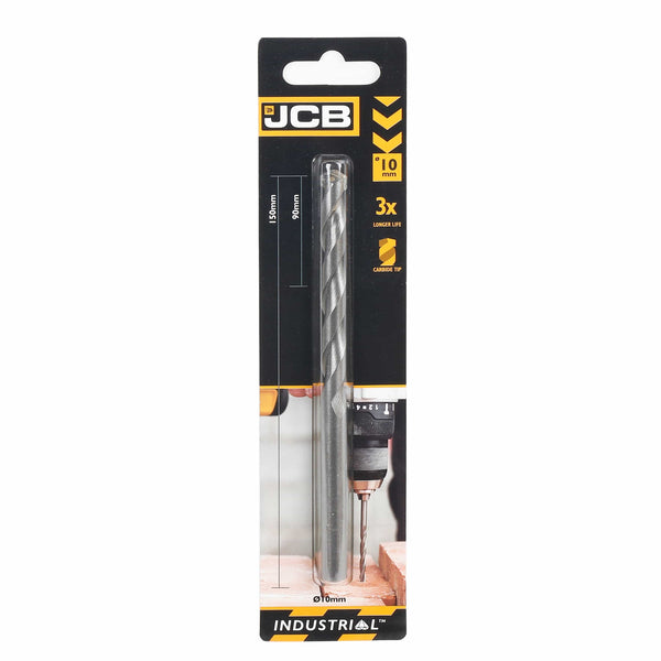 JCB Power Tool Accessories JCB Masonry Drill Bit 10x150mm 5055803301088 - Buy Direct from Spare and Square