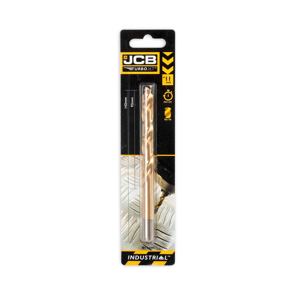 JCB Power Tool Accessories JCB Turbojet 7 Point HSS Drill 11x142mm 5055803318833 - Buy Direct from Spare and Square