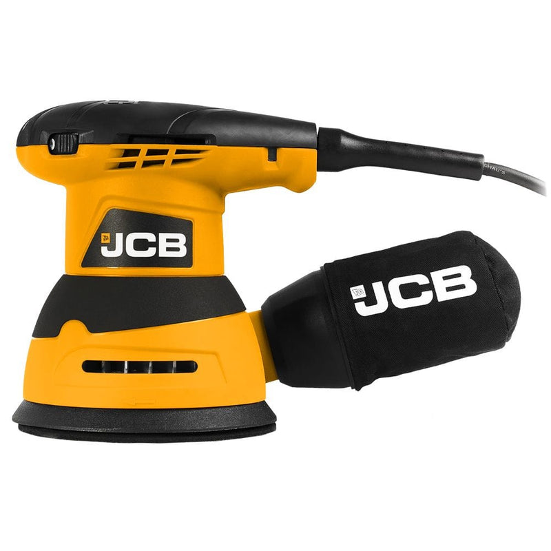 JCB Sanders JCB 320w Manual Random Orbital Sander - Variable Speed - 240v 21-RO125 - Buy Direct from Spare and Square