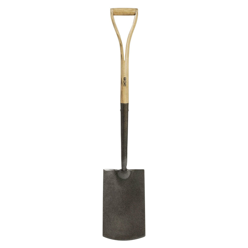 JCB Spades JCB Heritage Garden Spade, Heavy-Duty Steel Blade, Ash Wood Split YD Handle JCBHGS01 - Buy Direct from Spare and Square