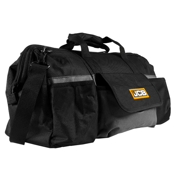 JCB Storage JCB Tools 20" 50cm Tool Kit Bag, Straps & Durable Design, Organise & Transport Tools 21-KBAG - Buy Direct from Spare and Square