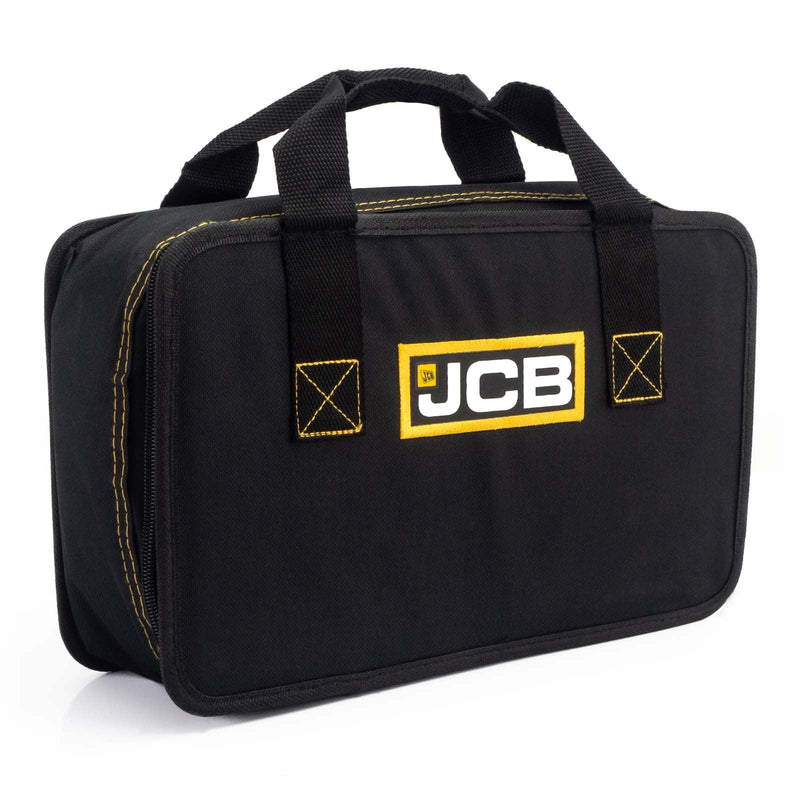 JCB Storage JCB Zipped Power Tool Bag Storage Case, 35 x 11 x 21.5cm 21-ZCASE - Buy Direct from Spare and Square