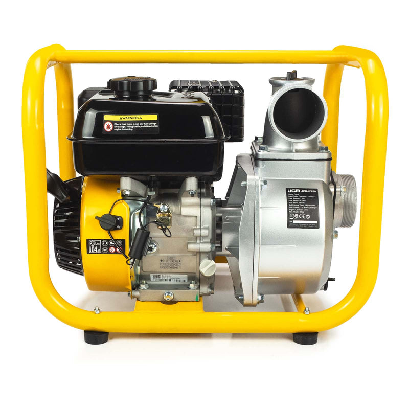 JCB Water Pump JCB 80mm / 3" Professional Petrol Water Pump - 1000LPM - 224cc 5059608313109 JCB-WP80 - Buy Direct from Spare and Square