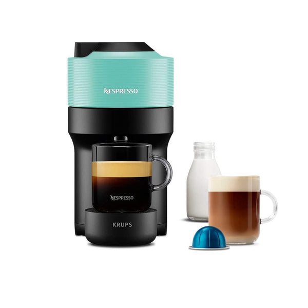 Krups Coffee Machines NESPRESSO by Krups Vertuo Pop XN920440 Smart Coffee Machine - Aqua Mint 3045380022072 XN920440 - Buy Direct from Spare and Square