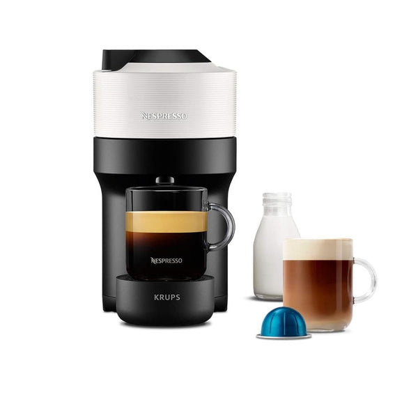 Krups Coffee Machines NESPRESSO by Krups Vertuo Pop XN920440 Smart Coffee Machine - White 3045380022027 XN920140 - Buy Direct from Spare and Square