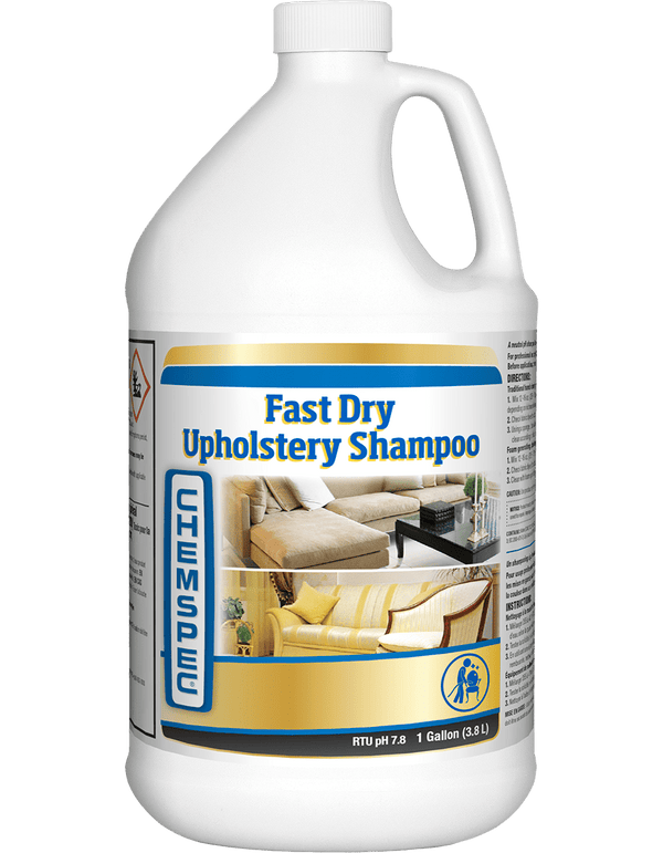 Legend Brands Europe Cleaning Chemicals Chemspec - FAST DRY UPHOLSTERY SHAMPOO (3.8Litre Bottle) 091965011095 104550 - Buy Direct from Spare and Square