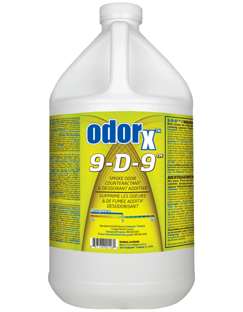 Legend Brands Europe Cleaning Chemicals ProRestore 9-D-9 Highly Concentrated Smoke Odour Counteractant 100504 - Buy Direct from Spare and Square