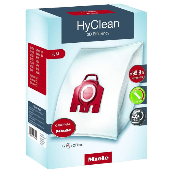 Miele Vacuum Spares Genuine Miele FJM Hyclean 3D Dustbags And Filter Set 5057726071260 9917710 - Buy Direct from Spare and Square