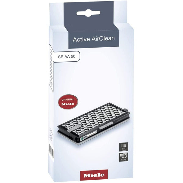 Miele Vacuum Spares Genuine Miele SF-AA50 Active Airclean Filter With Timestrip Indicator S4000 S5000 9616110 - Buy Direct from Spare and Square