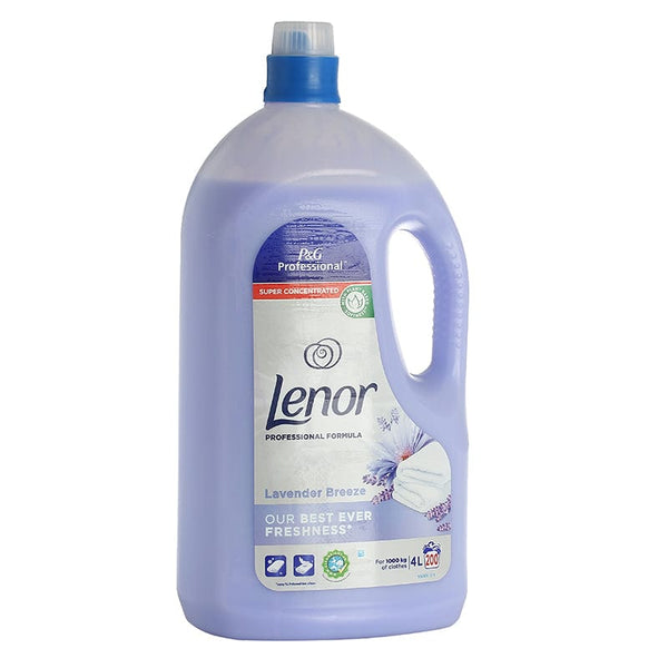P&G Professional Cleaning Chemicals P&G Professional Lenor  Lavender Breeze Fabric Softener - 4L - 200 Washes SUPPGP181 - Buy Direct from Spare and Square