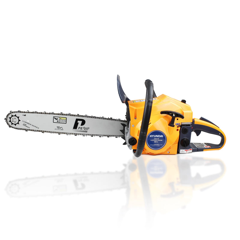 P1PE Chainsaw P1 Petrol Chainsaw with 62cc Hyundai Engine, 20" Bar, Easy-Start - P6220C 0600231974356 P6220C - Buy Direct from Spare and Square