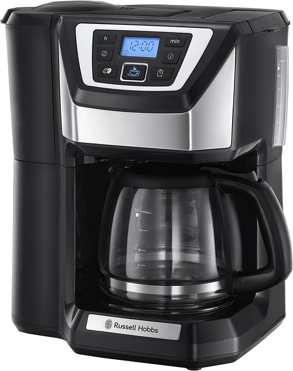 Russell Hobbs Coffee Machine Russell Hobbs Chester Grind and Brew Coffee Machine - Black 22000 - Buy Direct from Spare and Square