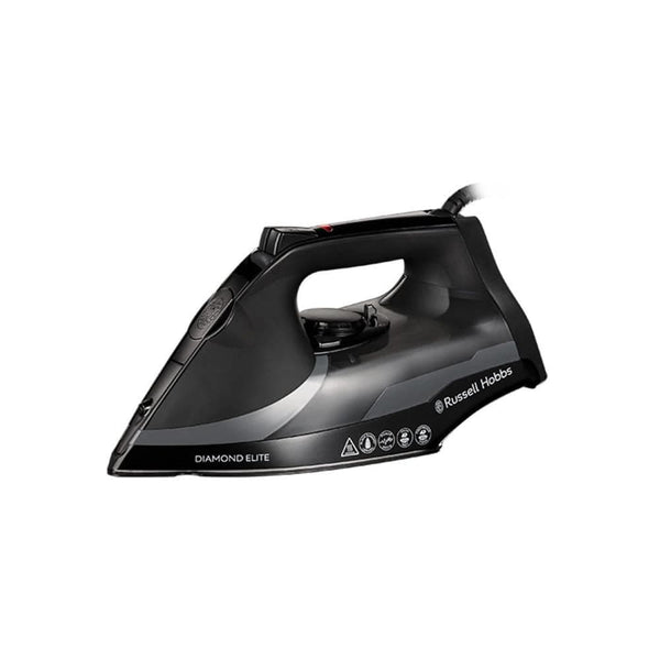 Russell Hobbs Irons and Garment Steamers Russell Hobbs 27000 Steam Iron, 3100W, 350ml, Black 5038061109320 27000 - Buy Direct from Spare and Square