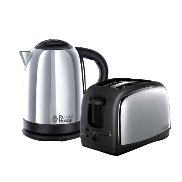 Russell Hobbs Kettles Russell Hobbs 21830 Lincoln Kettle & Toaster Pack Twin Pack 4008496833849 21830 - Buy Direct from Spare and Square