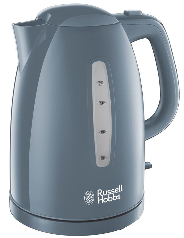 Russell Hobbs Kettles Russell Hobbs Textures Grey Plastic Kettle 21274 5038061105230 21274 - Buy Direct from Spare and Square