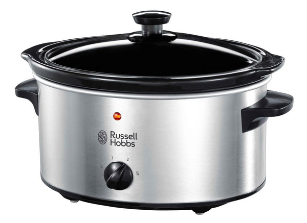 Russell Hobbs Slow Cookers Russel Hobbs 23200 3.5L Stainless Steel Slow Cooker 4008496856466 23200 - Buy Direct from Spare and Square