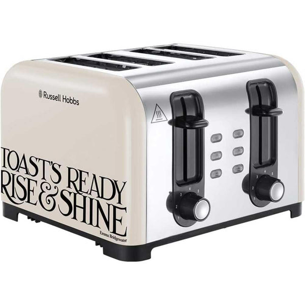 Russell Hobbs Toasters Russell Hobbs Emma Bridgewater Toast & Marmalade 4-Slice Toaster - Cream 5038061100303 23548 - Buy Direct from Spare and Square