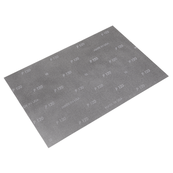 Sealey Abrasive Papers 12 x 18" 120Grit Mesh Orbital Screen Sheets - Pack of 10-MOS1218120 5054630027765 MOS1218120 - Buy Direct from Spare and Square