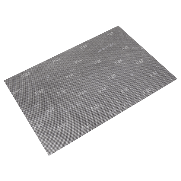 Sealey Abrasive Papers 12 x 18" 60Grit Mesh Orbital Screen Sheets - Pack of 10-MOS121860 5054630027802 MOS121860 - Buy Direct from Spare and Square