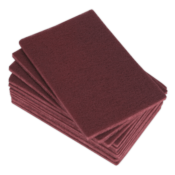 Sealey Abrasive Papers 150 x 230mm Abrasive Finishing Pad Medium - Pack of 10-HP1523M 5051747631250 HP1523M - Buy Direct from Spare and Square