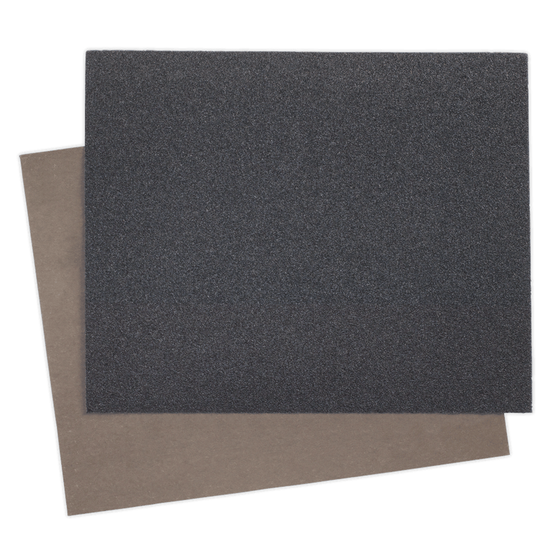 Sealey Abrasive Papers 230 x 280mm Wet & Dry Paper 180Grit - Pack of 25-WD2328180 5054511046953 WD2328180 - Buy Direct from Spare and Square