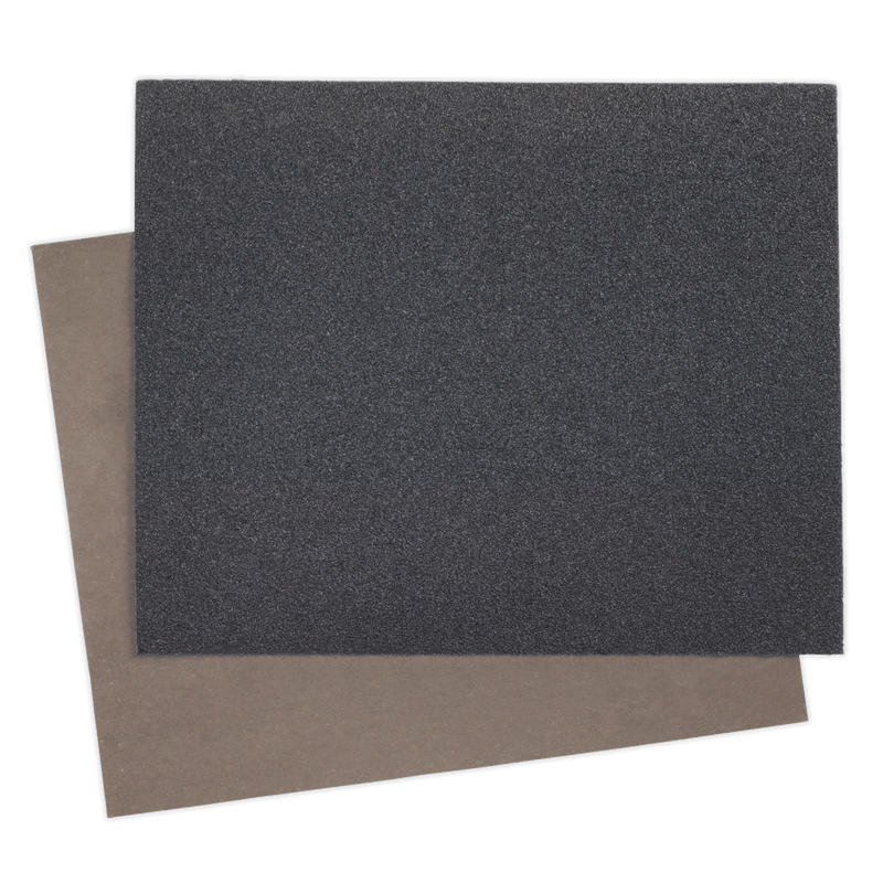 Sealey Abrasive Papers 230 x 280mm Wet & Dry Paper 800Grit - Pack of 25-WD2328800 5054511142518 WD2328800 - Buy Direct from Spare and Square
