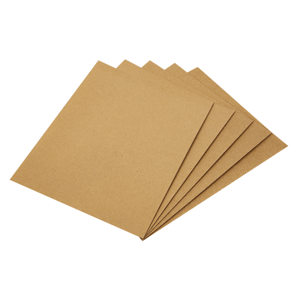 Sealey Abrasive Papers 280 x 230mm Glasspaper - Assorted Pack of 5-CGA 5055111205139 CGA - Buy Direct from Spare and Square