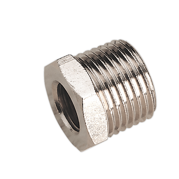Sealey Accessories Adaptor 1/2"BSPT Male to 1/4"BSP Female-SA1/1214F 5024209144889 SA1/1214F - Buy Direct from Spare and Square