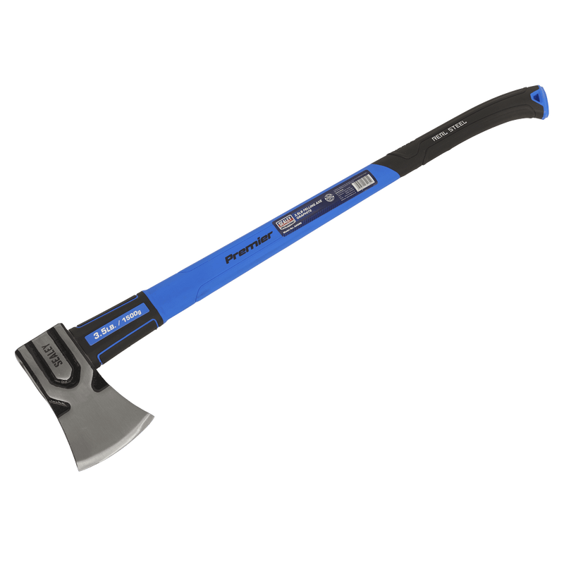 Sealey Axes 3.5lb Felling Axe with Fibreglass Shaft-AXG99 5054511611809 AXG99 - Buy Direct from Spare and Square