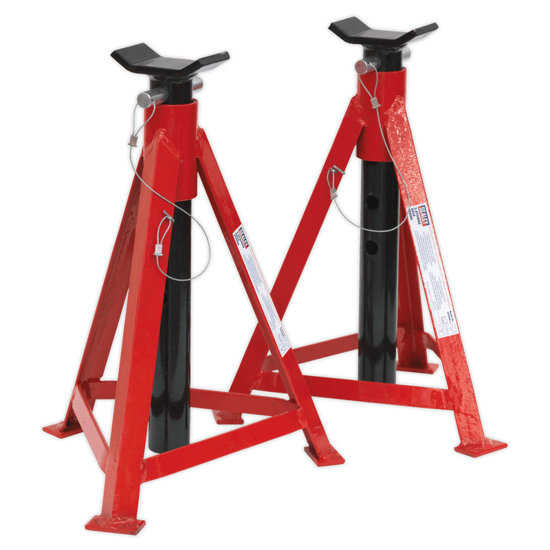 Sealey Axle Stands Axle Stands (Pair) 2.5 Tonne Capacity per Stand Medium Height-AS3000 5024209109543 AS3000 - Buy Direct from Spare and Square