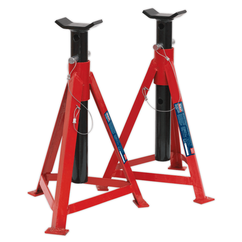 Sealey Axle Stands Axle Stands (Pair) 2.5 Tonne Capacity per Stand Medium Height-AS3000 5024209109543 AS3000 - Buy Direct from Spare and Square