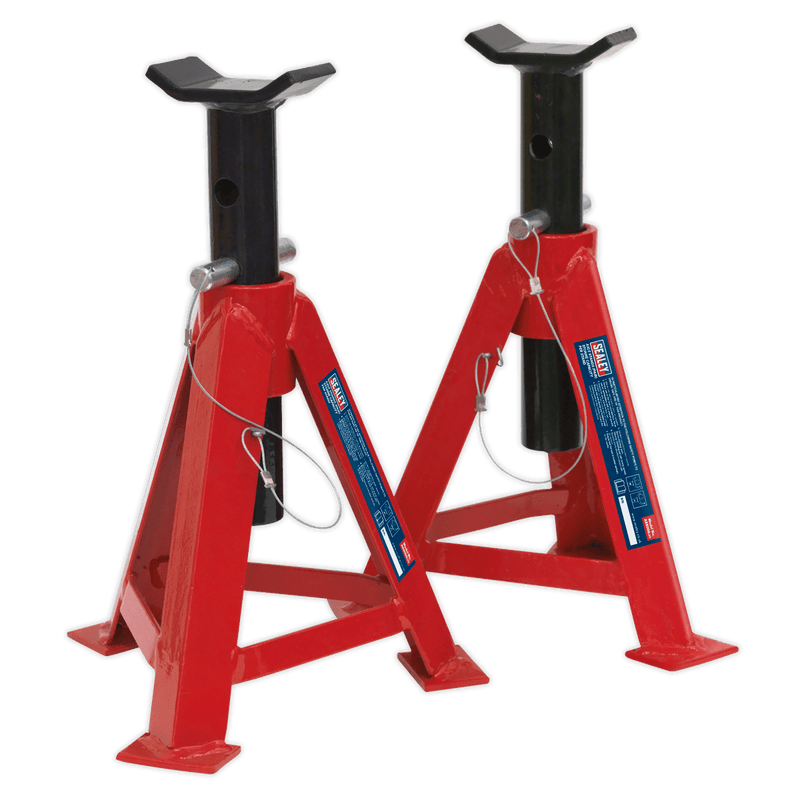 Sealey Axle Stands Axle Stands (Pair) 5 Tonne Capacity per Stand-AS5000 5024209109567 AS5000 - Buy Direct from Spare and Square