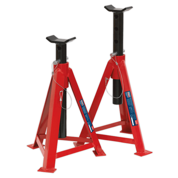Sealey Axle Stands Axle Stands (Pair) 5 Tonne Capacity per Stand-AS5000M 5024209109574 AS5000M - Buy Direct from Spare and Square