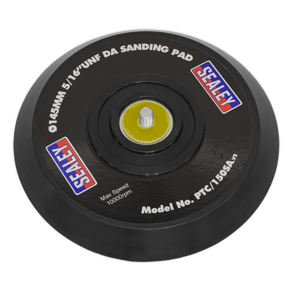 Sealey Backing Pads Ø145mm DA Backing Pad for Stick-On Discs 5/16"UNF-PTC/150SA 5024209464932 PTC/150SA - Buy Direct from Spare and Square