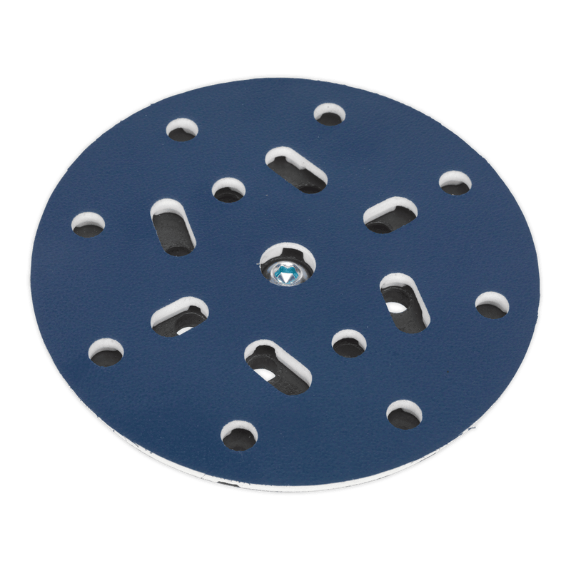 Sealey Backing Pads Ø150mm Universal Dust-Free Stick-On DA Backing Pad 5/16"UNF & M8-AK289 5024209096973 AK289 - Buy Direct from Spare and Square