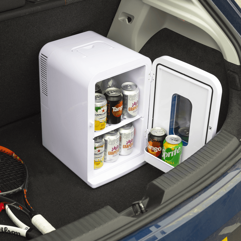 Sealey Baridi 15L Mini Fridge Cooler & Warmer, 12V/230V, Perfect for Car, Bedroom, Camping, Makeup, White - DH94 5056514602044 DH94 - Buy Direct from Spare and Square