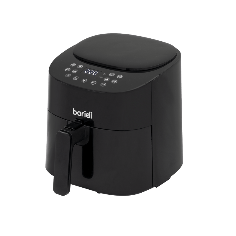 Sealey Baridi 3.5L Low Fat Air Fryer with Digital Rapid Air Oil Free Circulation System, 1300W, 8 Presets - DH60 5056514612432 DH60 - Buy Direct from Spare and Square