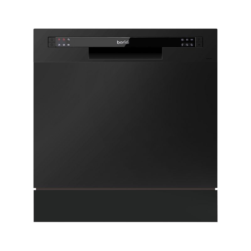Sealey Baridi Compact Tabletop Dishwasher 8 Place Settings, 6 Programmes, Low Noise, 8L Cycle, Start Delay - Black 5054630087073 DH88 - Buy Direct from Spare and Square