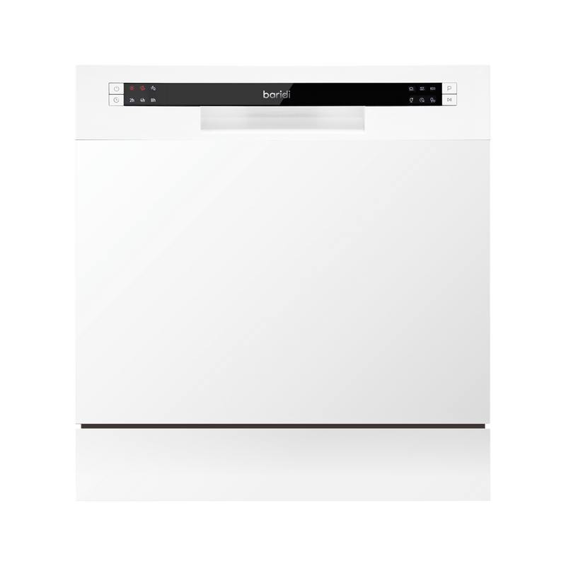 Sealey Baridi Compact Tabletop Dishwasher 8 Place Settings, 6 Programmes, Low Noise, 8L Cycle, Start Delay - White 5054630086922 DH86 - Buy Direct from Spare and Square