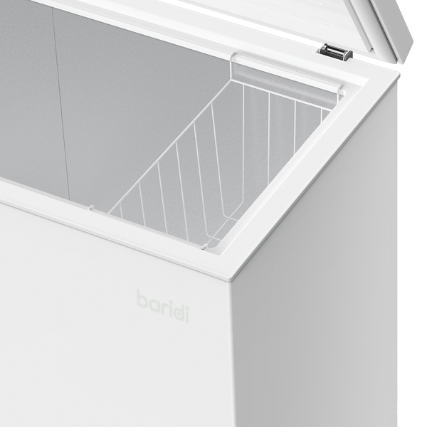 Sealey Baridi Freestanding Chest Freezer, 99L Capacity, Garages and Outbuilding Safe, -12 to -24°C Adjustable Thermostat with Refrigeration Mode, White 5056514611947 DH116 - Buy Direct from Spare and Square