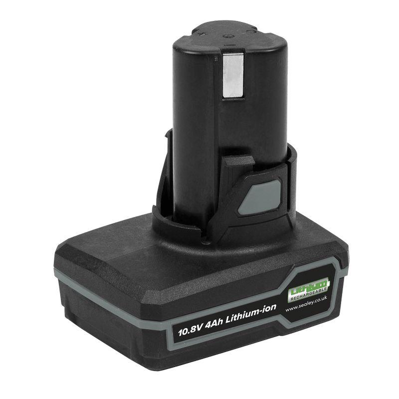 Sealey Batteries & Accessories 10.8V 4Ah SV10.8 Series Lithium-ion Power Tool Battery-CP108VBP4 5054630014215 CP108VBP4 - Buy Direct from Spare and Square