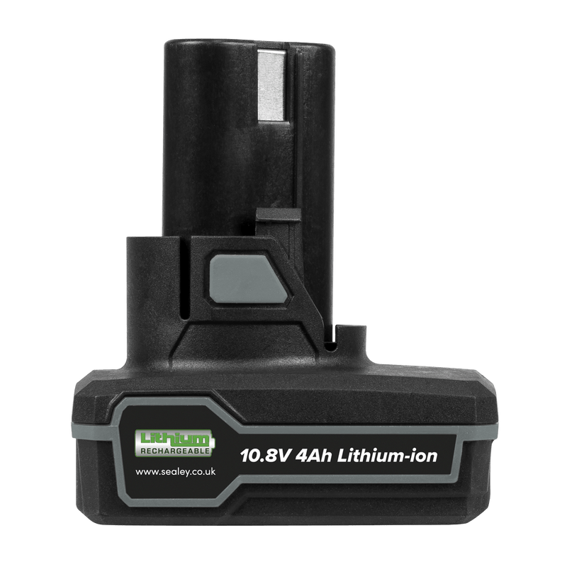 Sealey Batteries & Accessories 10.8V 4Ah SV10.8 Series Lithium-ion Power Tool Battery-CP108VBP4 5054630014215 CP108VBP4 - Buy Direct from Spare and Square
