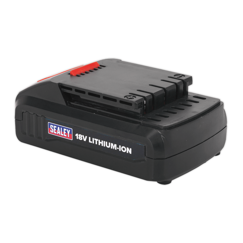 Sealey Batteries & Accessories 18V 1.3Ah Lithium-ion Power Tool Battery for CP2518L-CP2518LBP 5054511137088 CP2518LBP - Buy Direct from Spare and Square