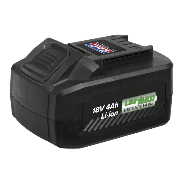 Sealey Batteries & Accessories 18V 4Ah Lithium-ion Power Tool Battery for CP650LI & CP650LIHV-CP650BP 5054630263972 CP650BP - Buy Direct from Spare and Square