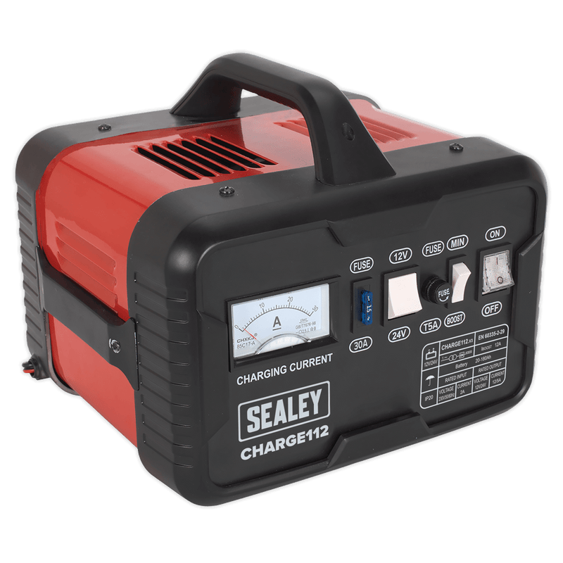 Sealey Battery Maintenance 16A 12/24V Battery Charger-CHARGE112 5051747691056 CHARGE112 - Buy Direct from Spare and Square