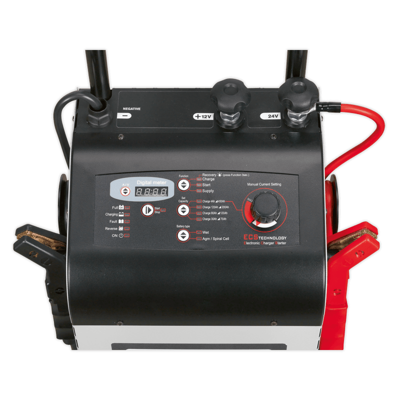 Sealey Battery Maintenance 350/60A 12/24V Electronic Starter/Charger/Maintainer-ECS350 5051747928442 ECS350 - Buy Direct from Spare and Square