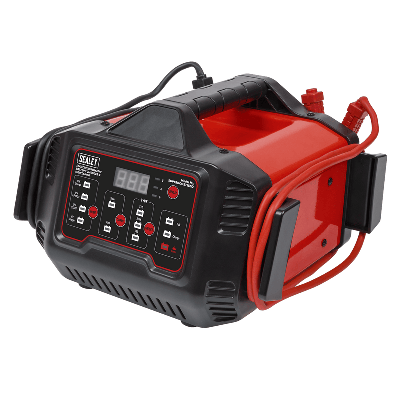 Sealey Battery Maintenance 6/12V 150A Starter/15A Automatic Battery Charger & Maintainer-SUPERBOOST150D 5054630248108 SUPERBOOST150D - Buy Direct from Spare and Square