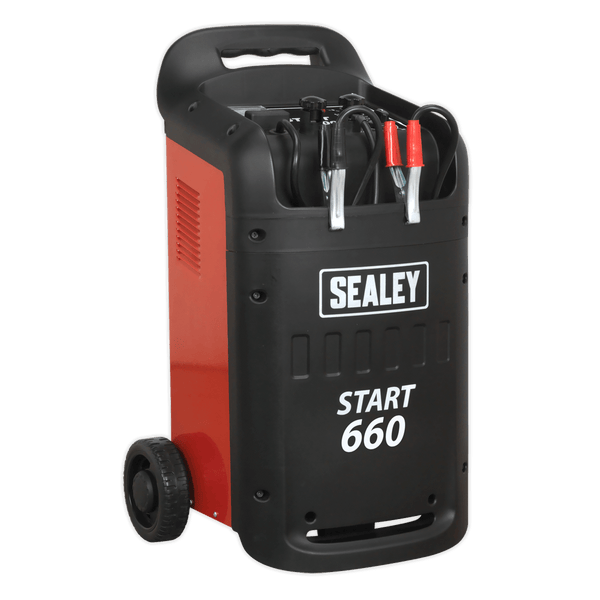 Sealey Battery Maintenance 660/100A 12/24V Starter/Charger-START660 5054511212204 START660 - Buy Direct from Spare and Square